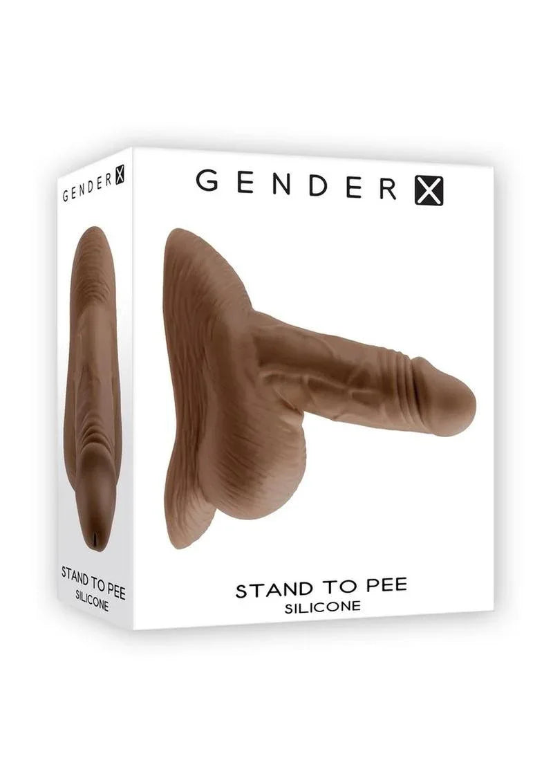 Gender X Realistic Silicone Stand to Pee Packer - Puppy's Aesthetics