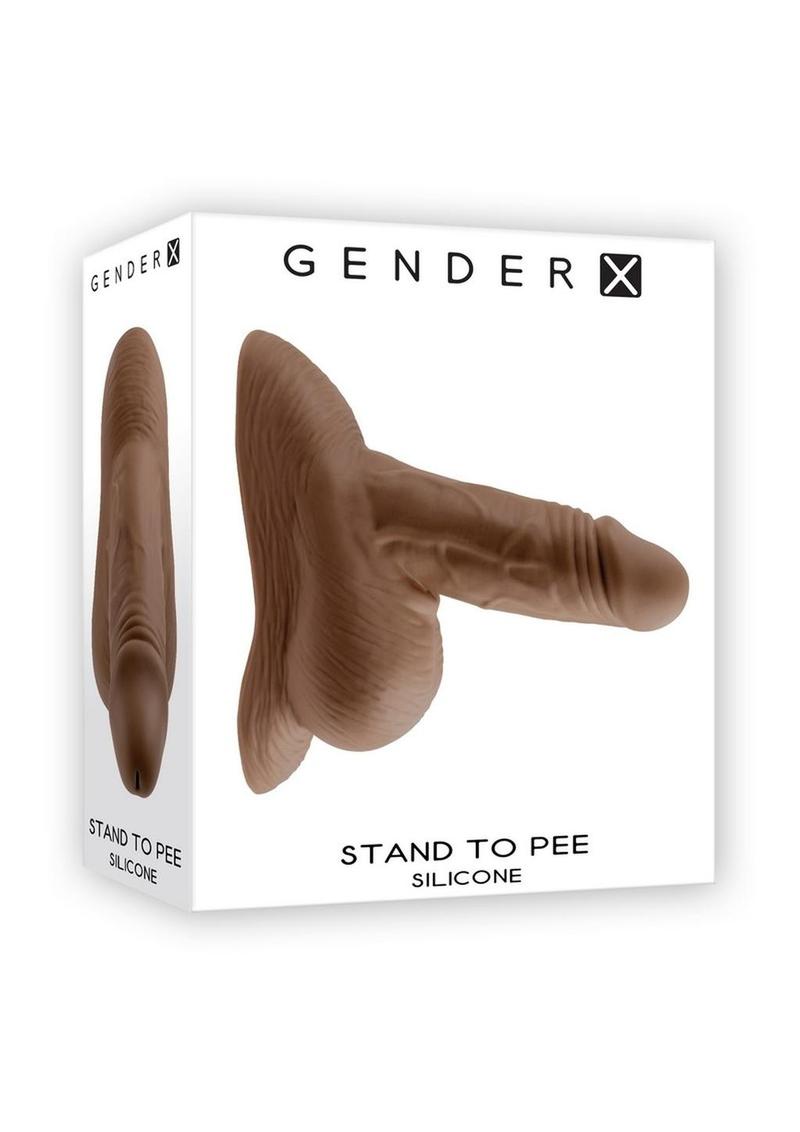 Gender X Realistic Silicone Stand to Pee Packer