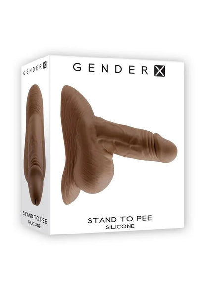 Gender X Realistic Silicone Stand to Pee Packer - Puppy's Aesthetics
