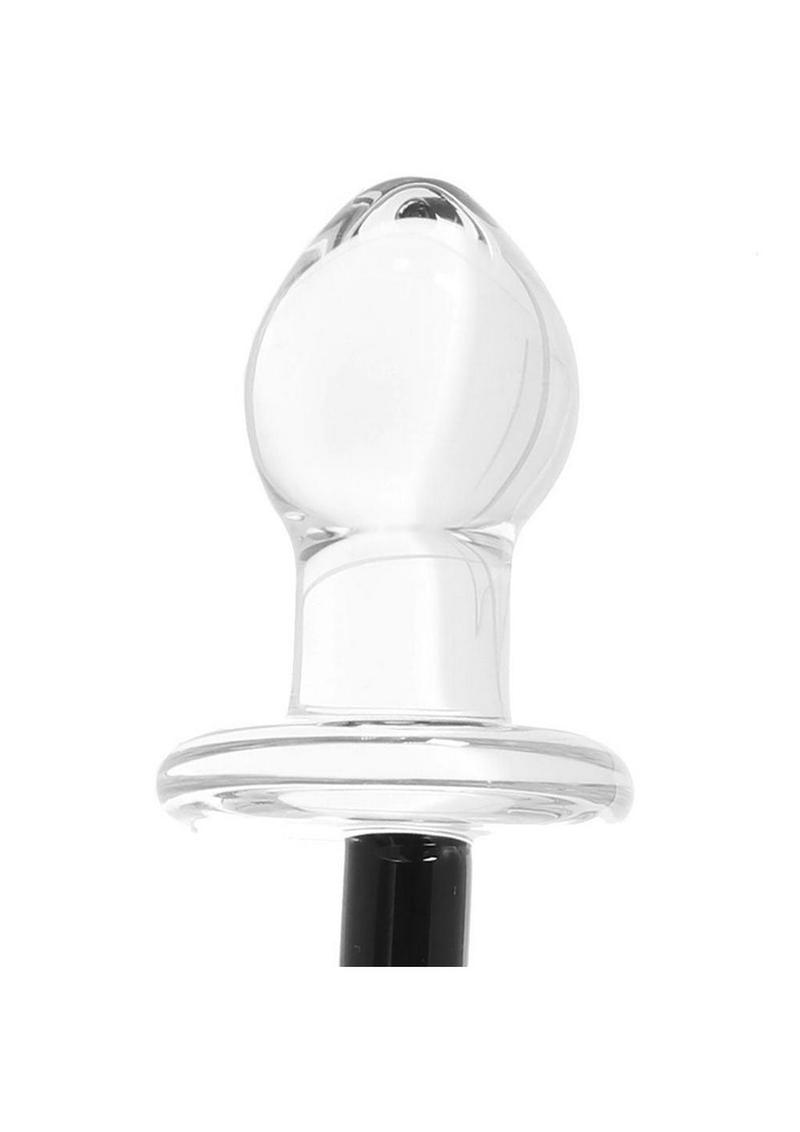3 Inch Hand Blown Glass Horse Tail Butt Plug