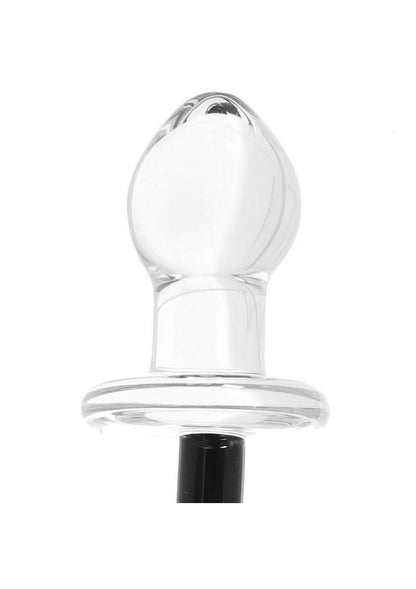 3 Inch Hand Blown Glass Horse Tail Butt Plug
