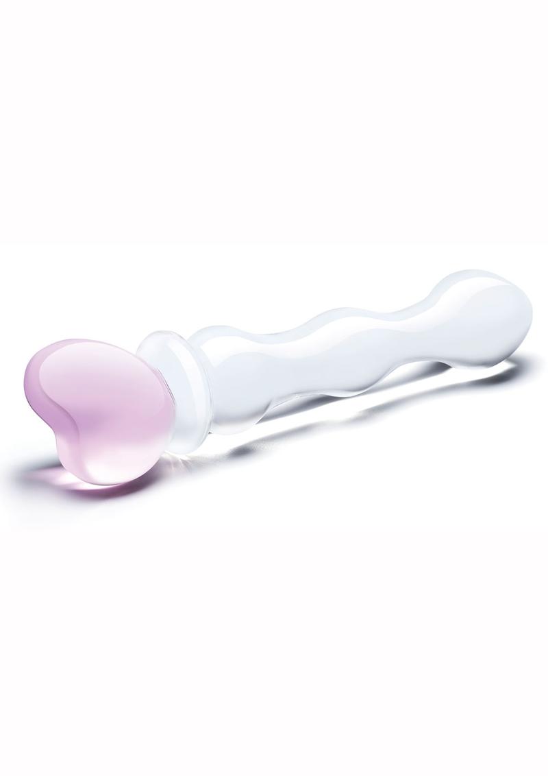 Sweetheart Hand Blown Glass Dildo