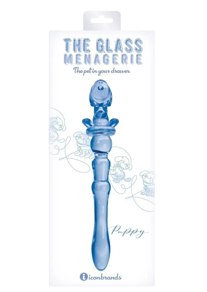 Glass Menagerie Puppy Glass Dildo - Puppy's Aesthetics