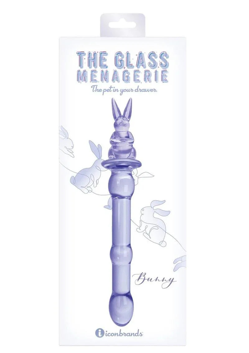 Glass Menagerie Bunny Glass Dildo - Puppy's Aesthetics
