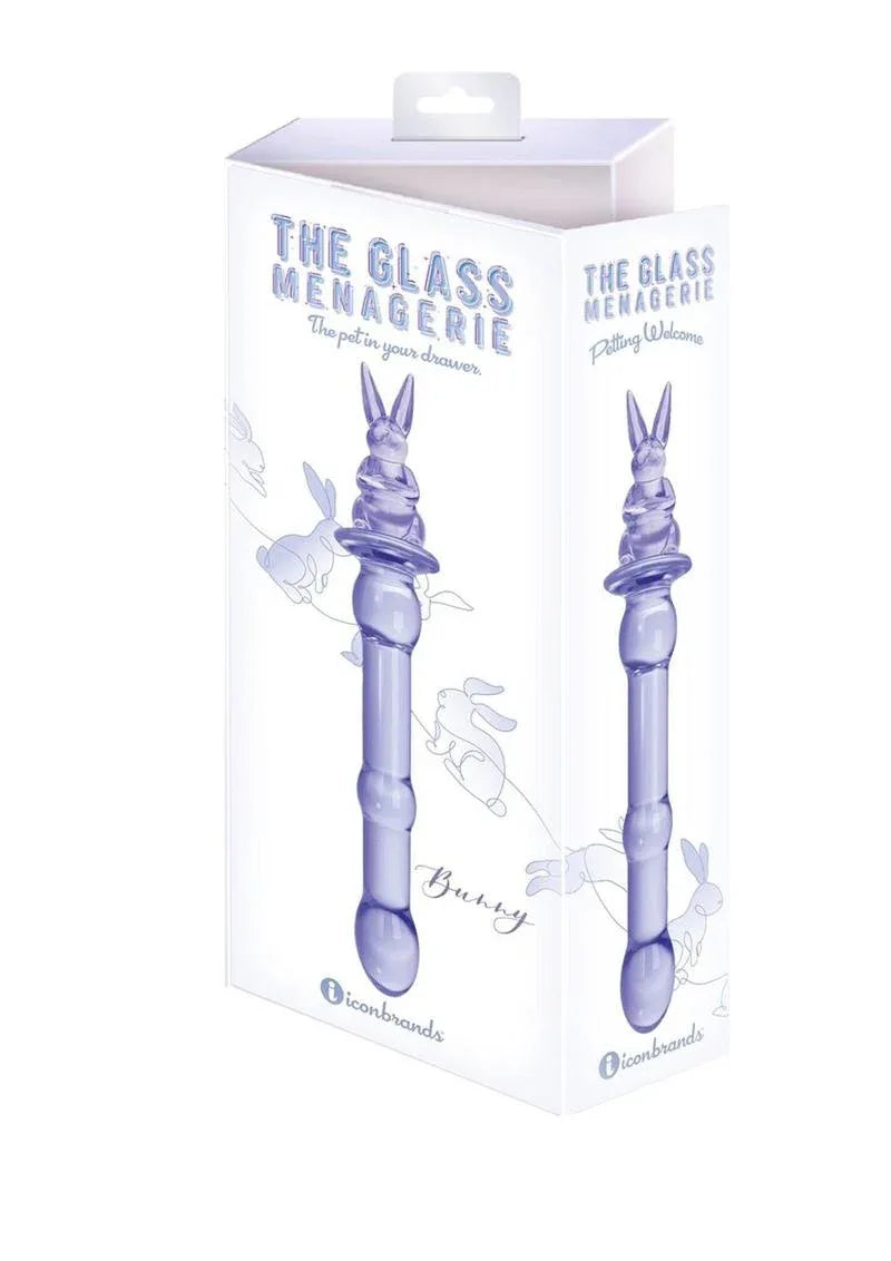 Glass Menagerie Bunny Glass Dildo - Puppy's Aesthetics