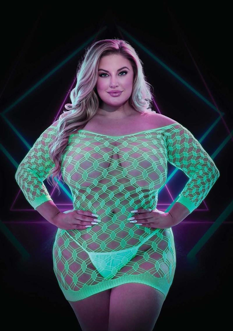 Glow In The Dark Mini Dress