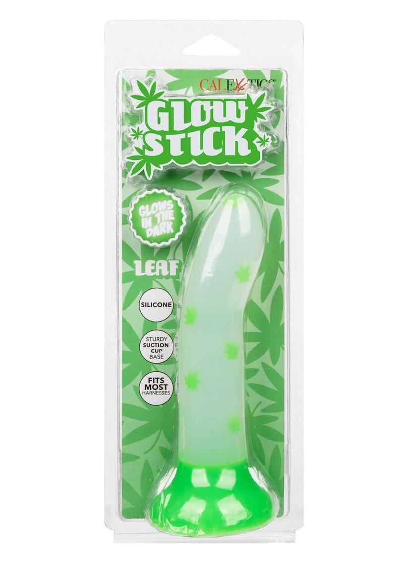 Stick Leaf Silicone Glow Dark Dildo
