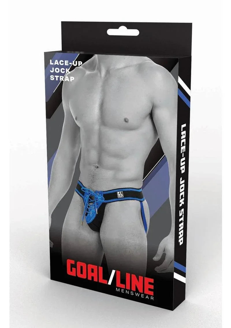 Goal Line Lace-Up Jockstrap - Puppy's Aesthetics