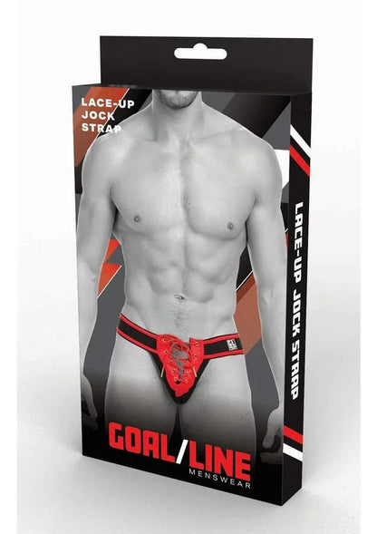 Goal Line Lace-Up Jockstrap - Puppy's Aesthetics