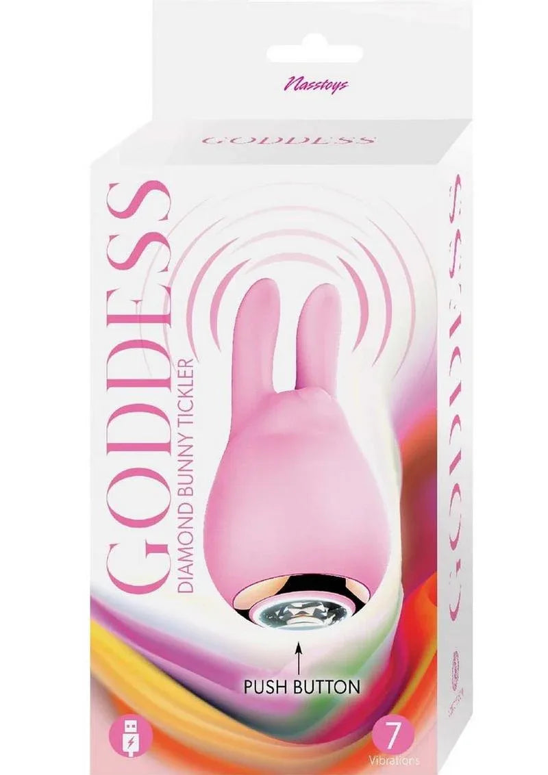 Goddess Diamond Silicone Bunny Tickler - Puppy's Aesthetics