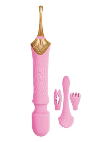 Goddess Pink Elegance Silicone Wand - Puppy's Aesthetics