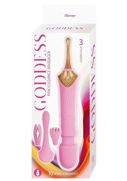 Goddess Pink Elegance Silicone Wand - Puppy's Aesthetics