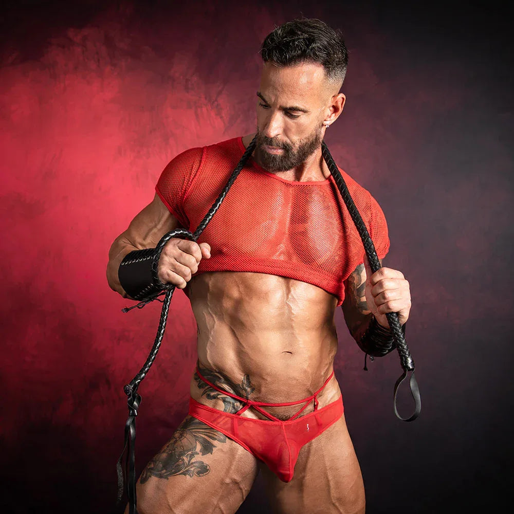 Good Devil Lattice Bikini | Sheer Mesh & Support - Puppy's Aesthetics
