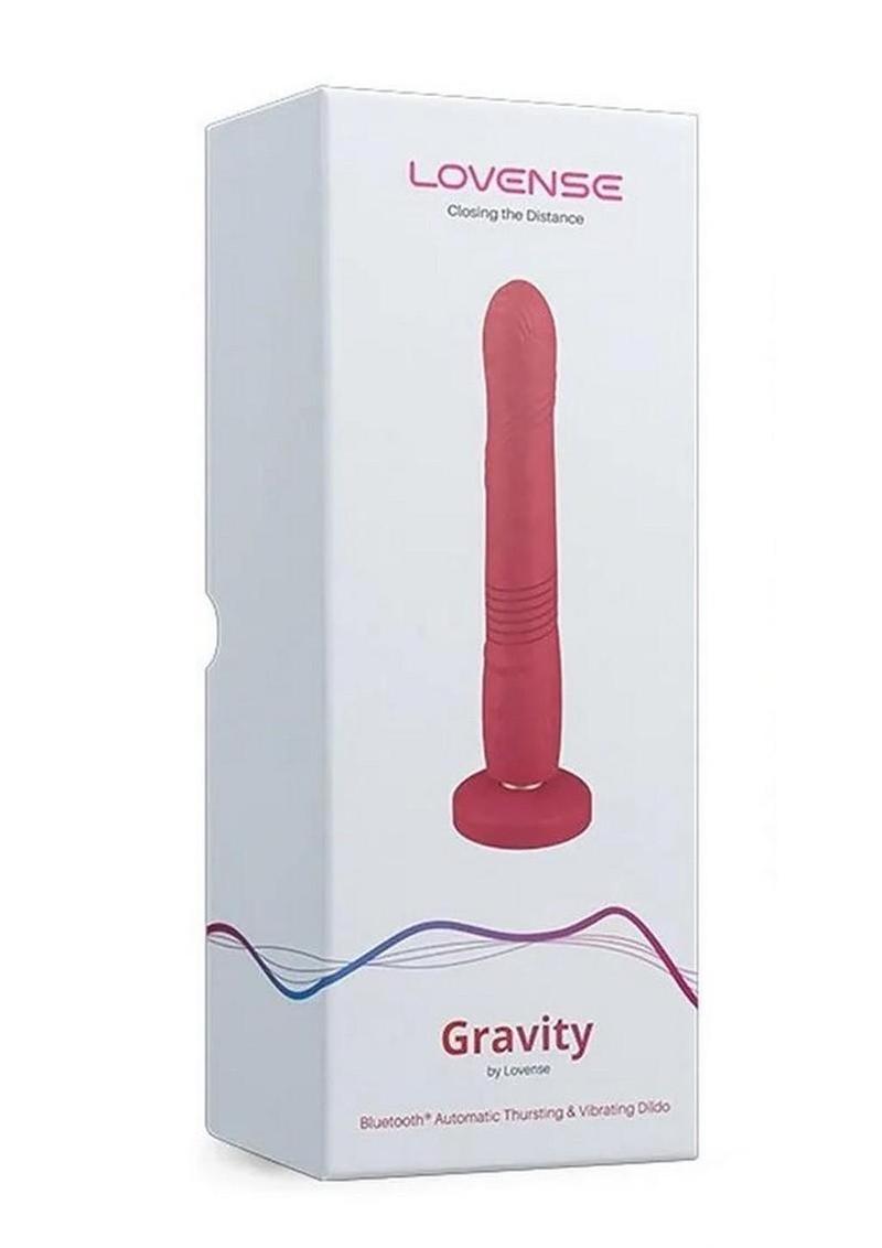 Lovense Gravity App Thrusting Silicone Dildo