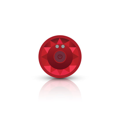 Vibrating Red Metal Remote Plug - Small