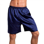 Plus Size Soft Silk Satin Boxers
