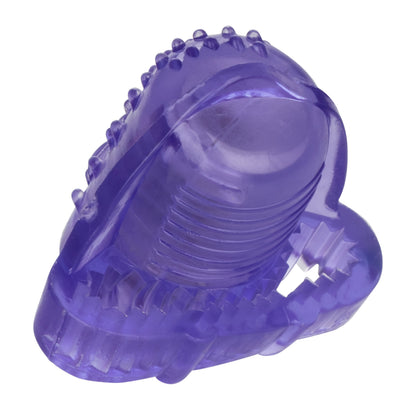 Foil Pack Vibrating Tongue Massager - Purple