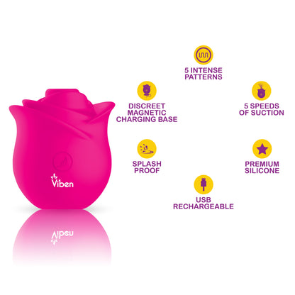 Viben Zen Rose Strong Clitoral Stimulator