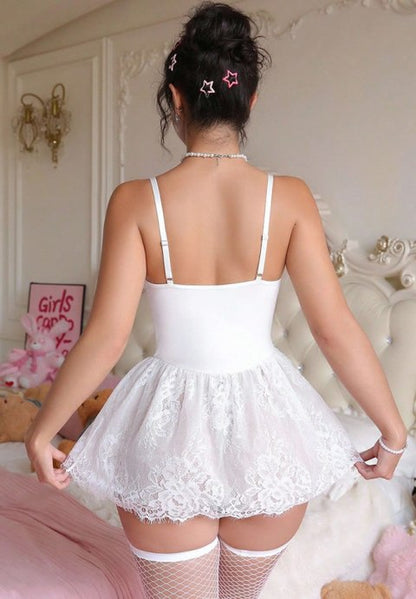 Sugar Rose Babydoll Lingerie Set