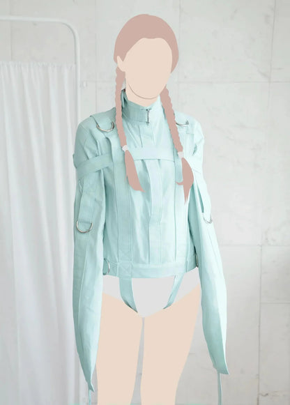 Baby Mint ABDL Straitjacket | Premium Adult Restraint w/ D-Rings & Straps