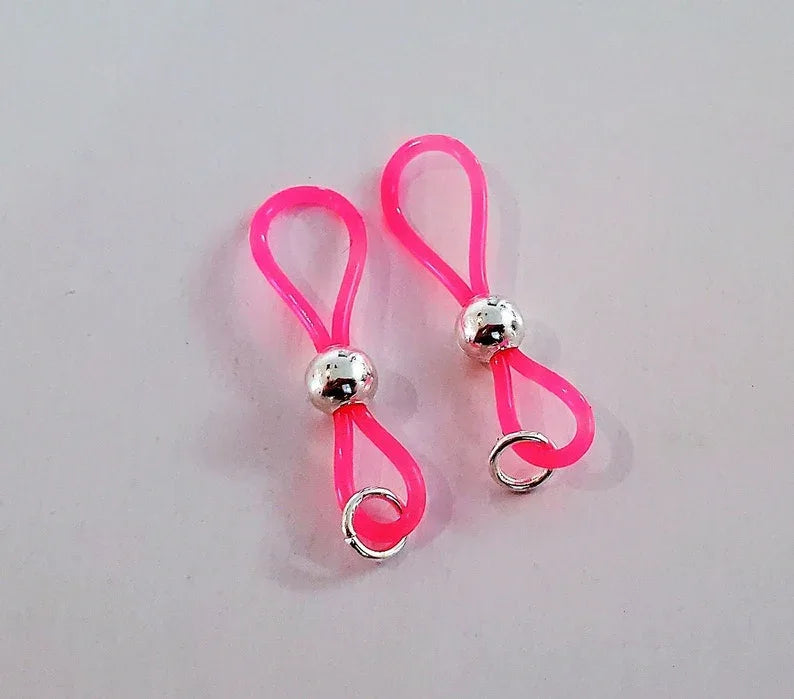 Colorful Non-Pierced Nipple Noose - Puppy's Aesthetics