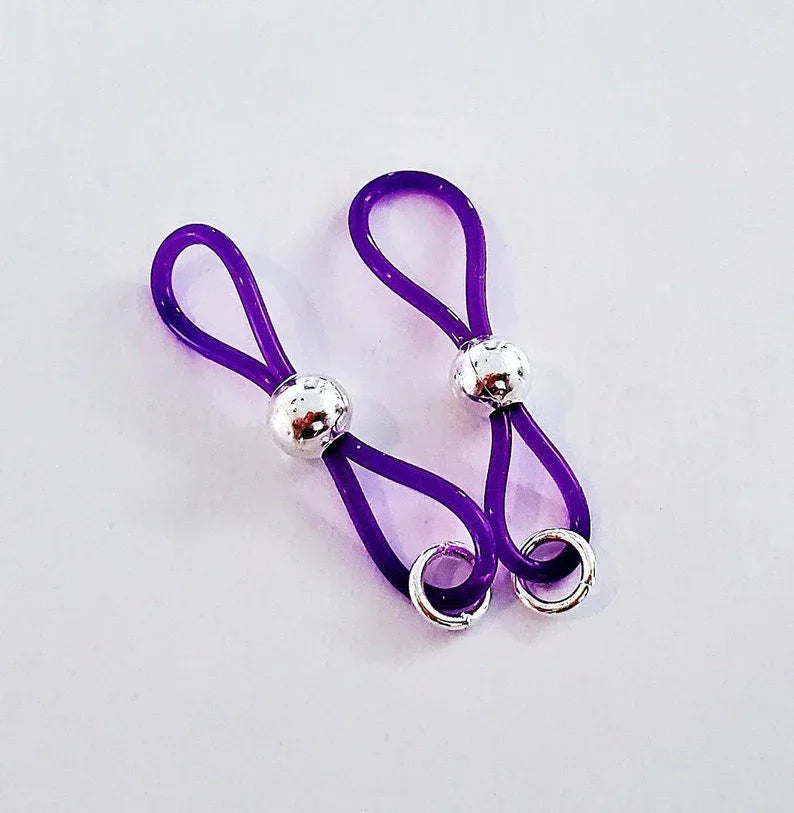 Colorful Non-Pierced Nipple Noose - Puppy's Aesthetics