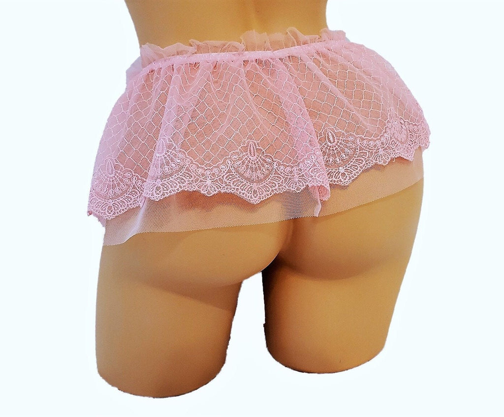 Sweet Pink Dollcore Mini Skirt - Puppy's Aesthetics