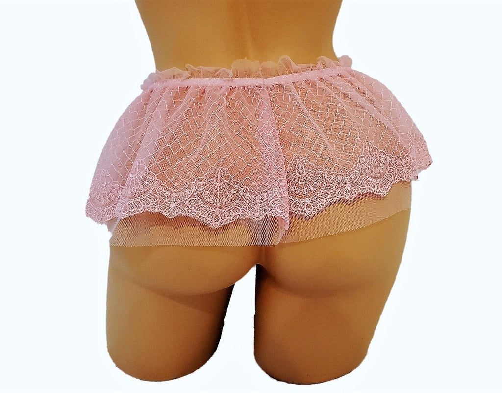 Sweet Pink Dollcore Mini Skirt - Puppy's Aesthetics