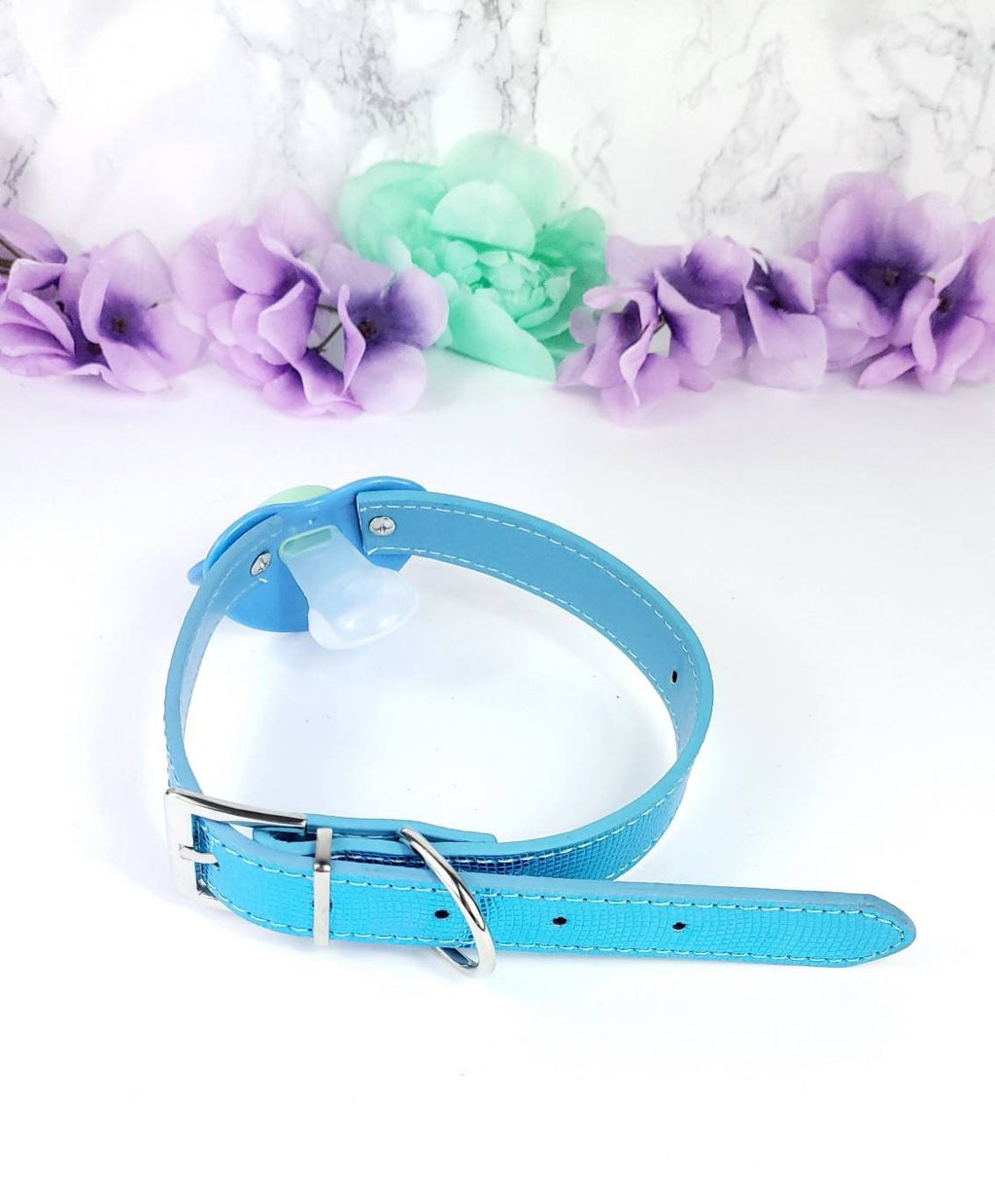 Stuff Me Blue Adult Pacifier Gag