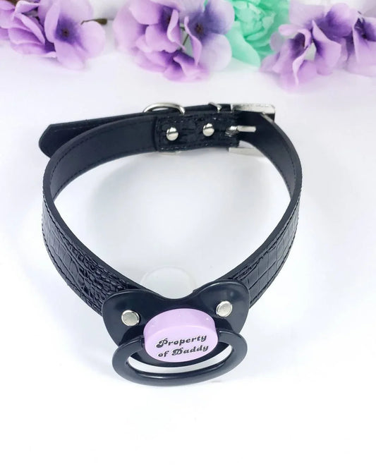 Property Of Daddy Pacifier Gag - Puppy's Aesthetics