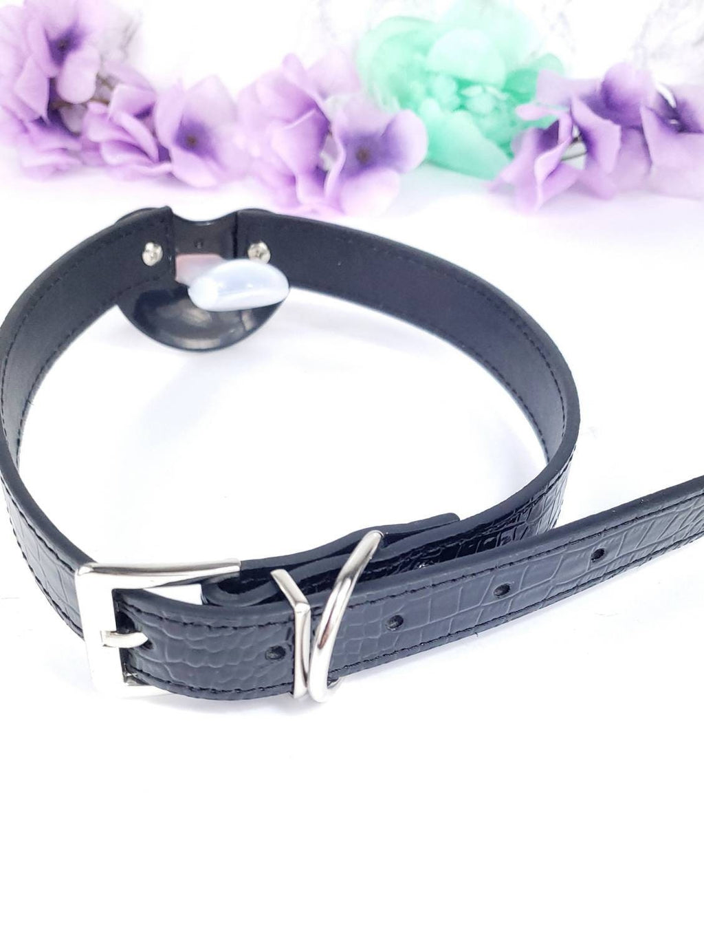 Devil Emoji Black Pacifier Gag