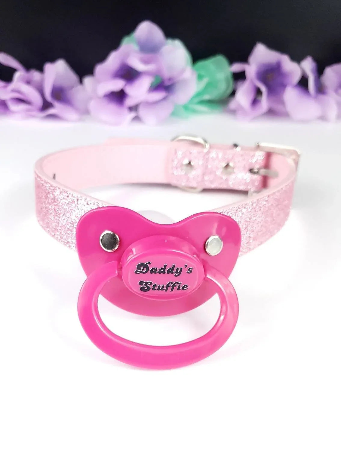 Daddy's Stuffie Adult Pacifier Gag - Puppy's Aesthetics