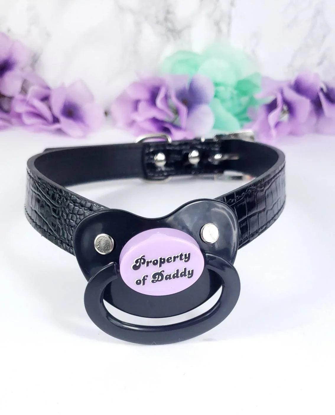 Property Of Daddy Pacifier Gag - Puppy's Aesthetics