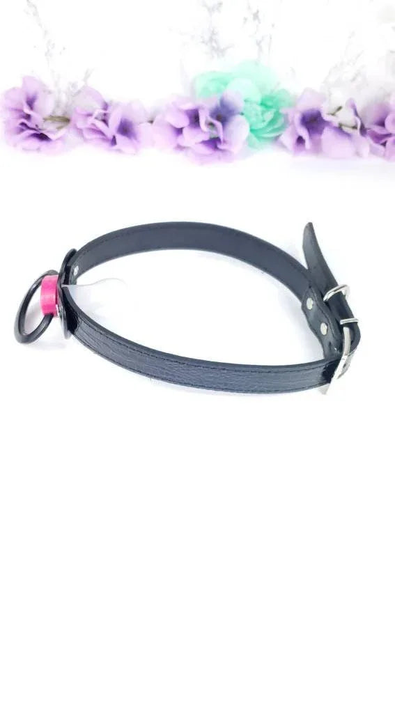 Baby Girl Black Pacifier Gag