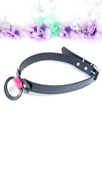 Baby Girl Black Pacifier Gag