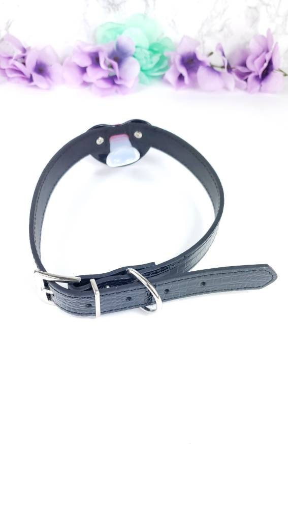 Baby Girl Black Pacifier Gag