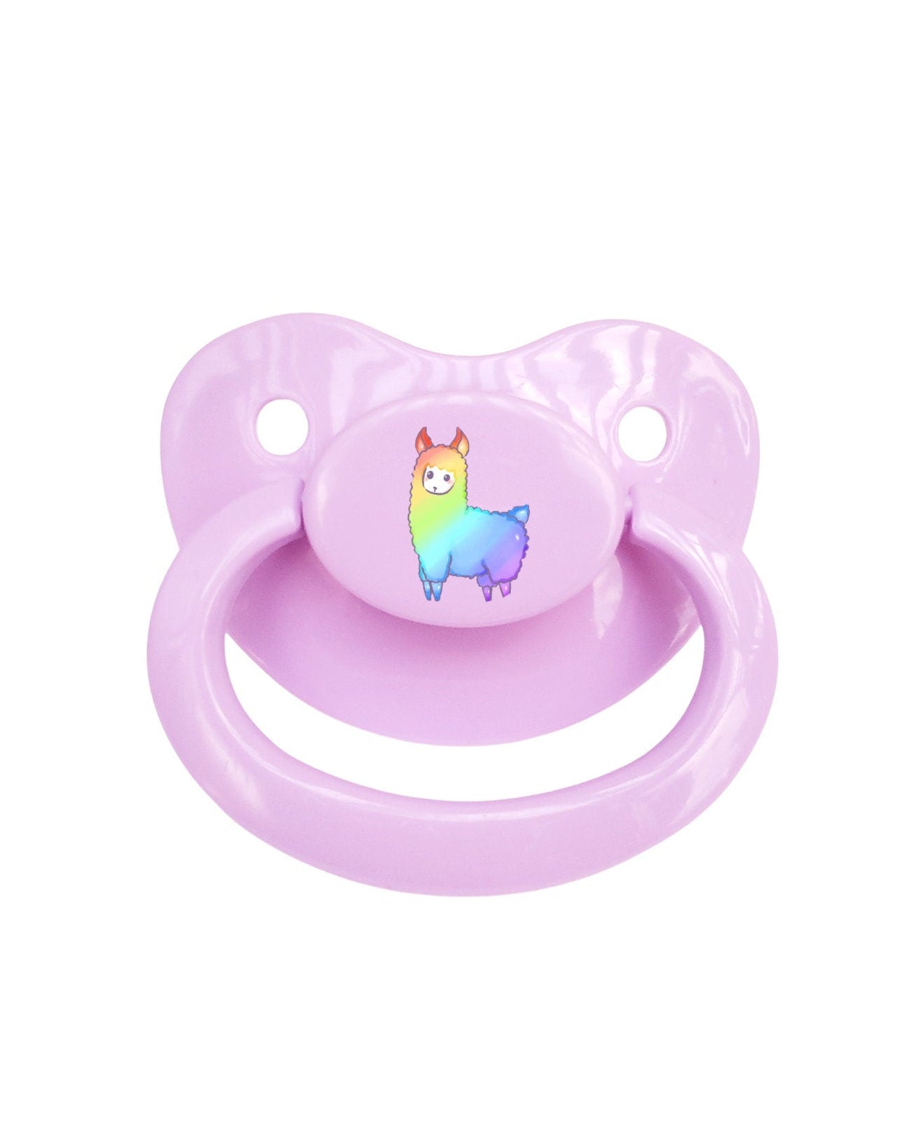 Rainbow Llama ABDL Pacifier