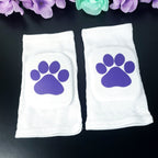 White Paw Knee Pads