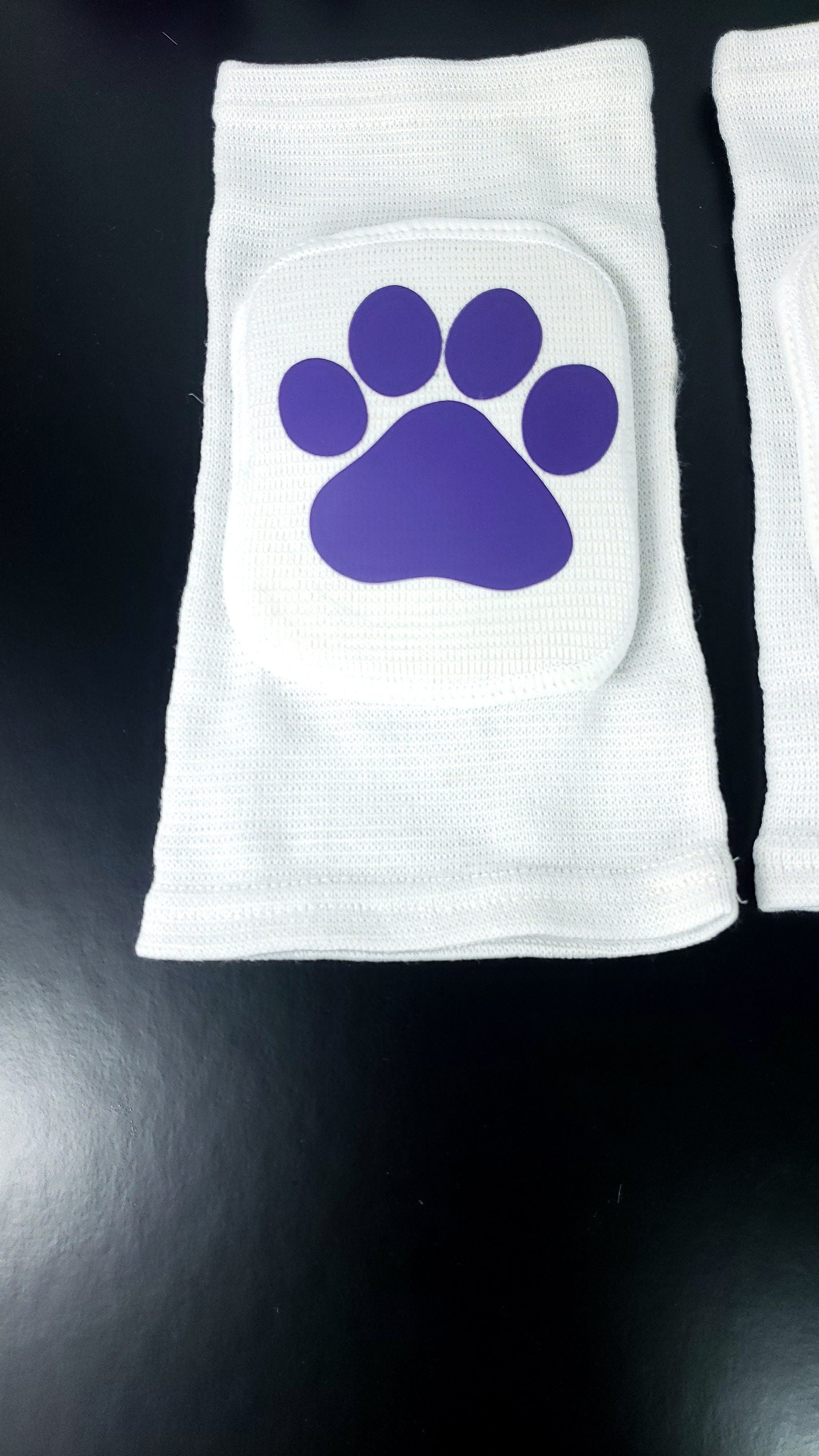 White Paw Knee Pads