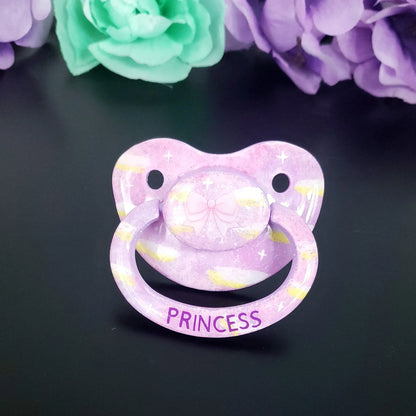 Hand Painted Adult Pacifier - Princess - Puppy's Aesthetics