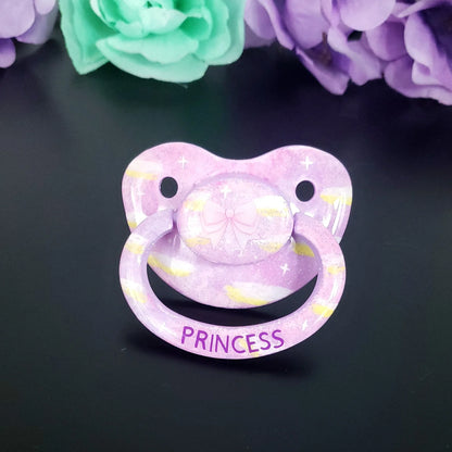 Hand Painted Adult Pacifier - Princess - Puppy's Aesthetics