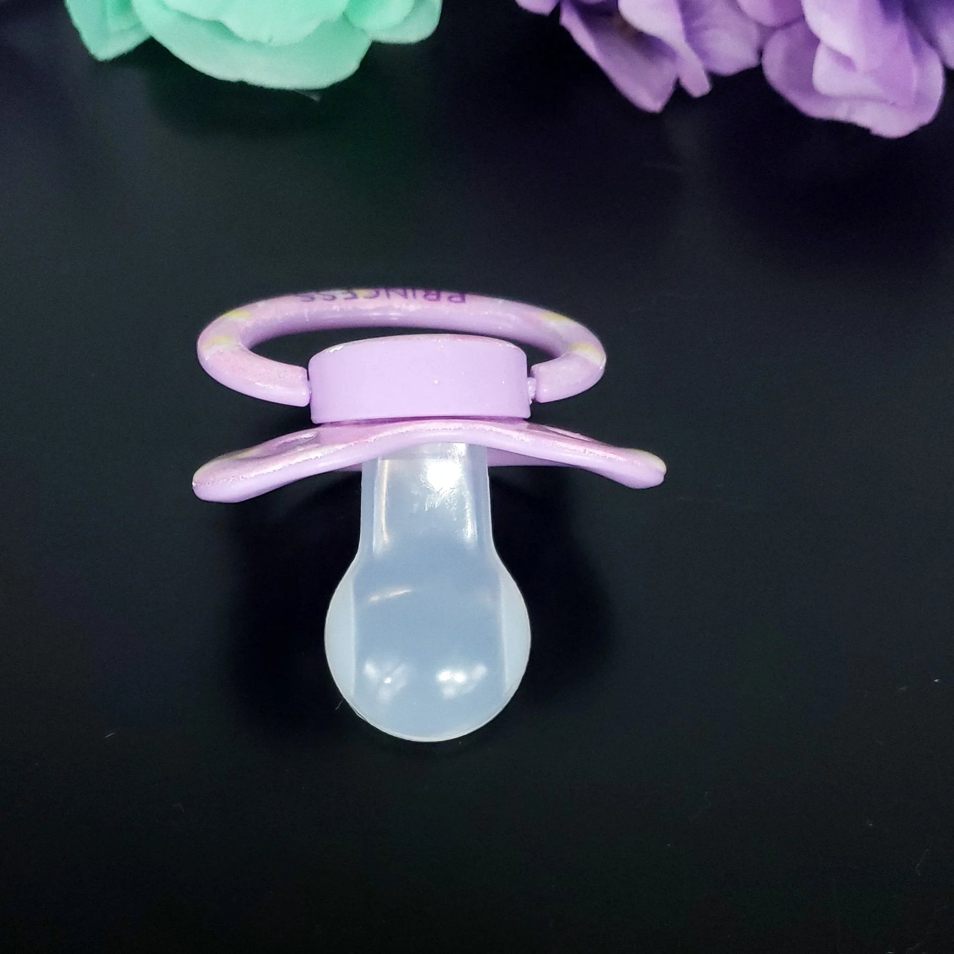 Hand Painted Adult Pacifier - Princess - Puppy's Aesthetics