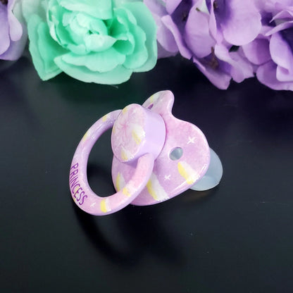 Hand Painted Adult Pacifier - Princess - Puppy's Aesthetics