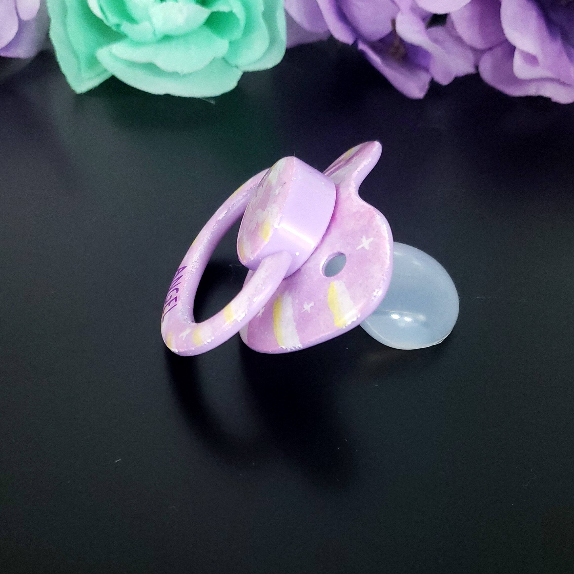 Hand Painted Adult Pacifier - Princess