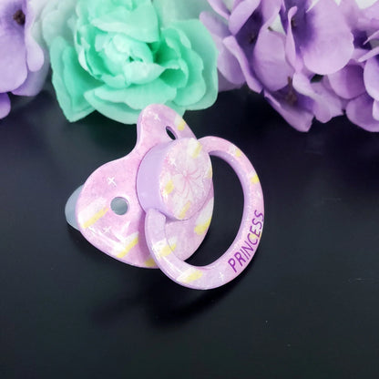 Hand Painted Adult Pacifier - Princess - Puppy's Aesthetics