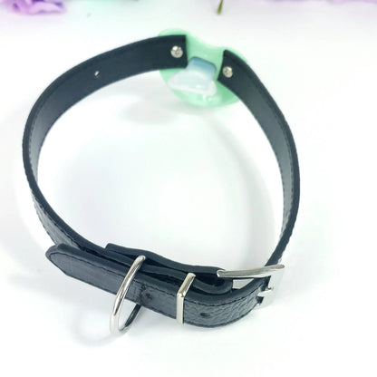 Fuck Me Green Adult Pacifier Gag - Puppy's Aesthetics