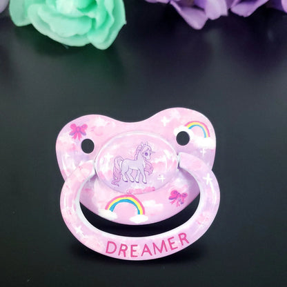 Hand Painted Adult Pacifier - Dreamer - Puppy's Aesthetics