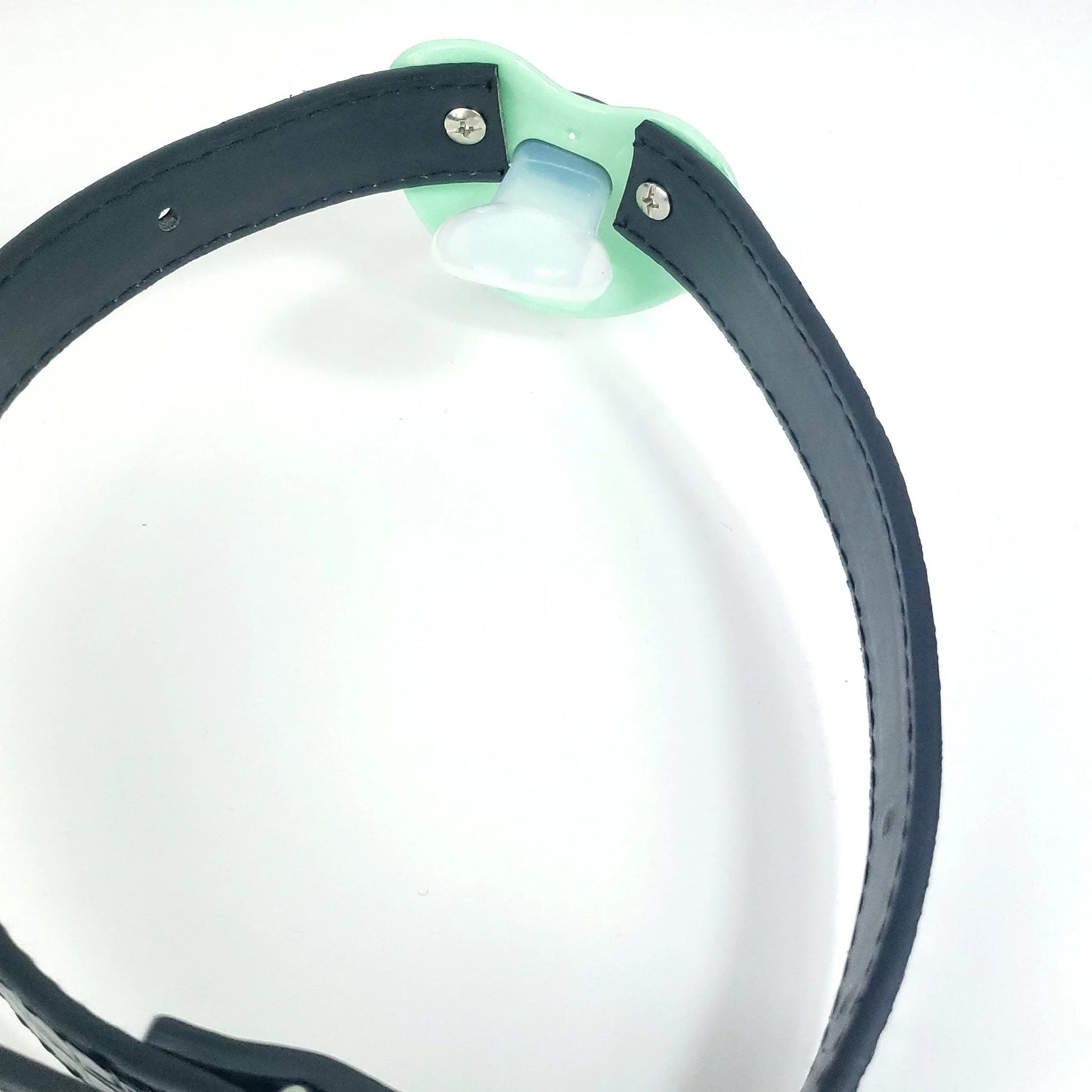 Fuck Me Green Adult Pacifier Gag - Puppy's Aesthetics