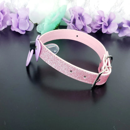 Baby Adult Glitter Pacifier Gag - Puppy's Aesthetics