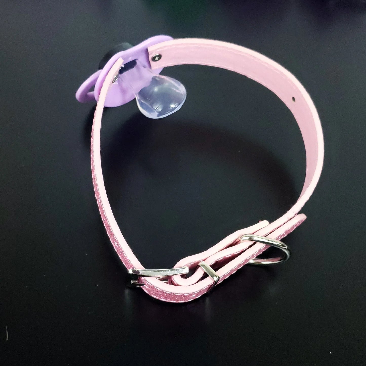 Baby Adult Glitter Pacifier Gag - Puppy's Aesthetics